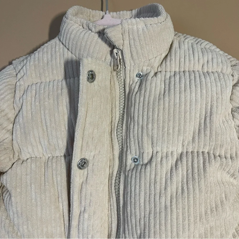 Cozy Cream Kids Puffer Jacket 2t